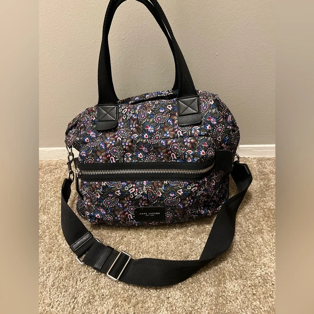 Marc‎ Jacobs new york Garden Paisley printed nylon diaper bag $320